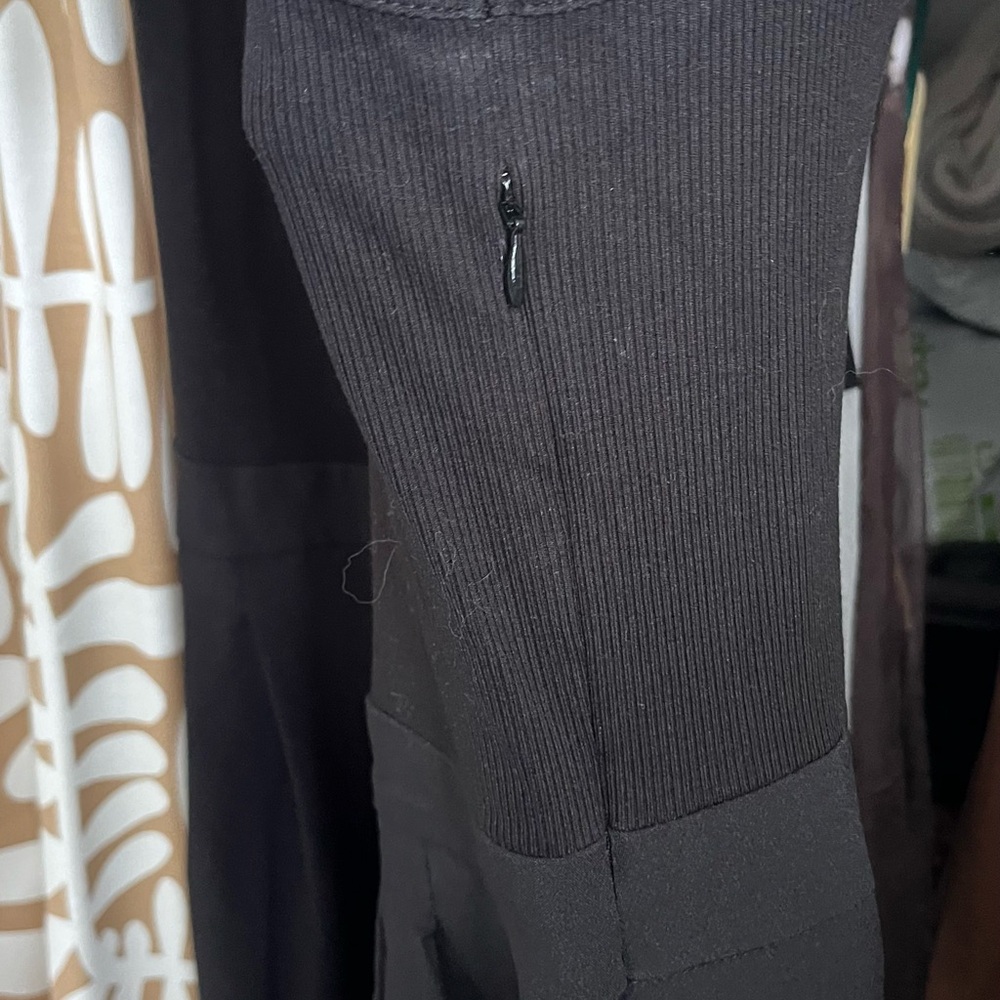 GAP Black Mixed Media Jumpsuit - Picture 5 of 6